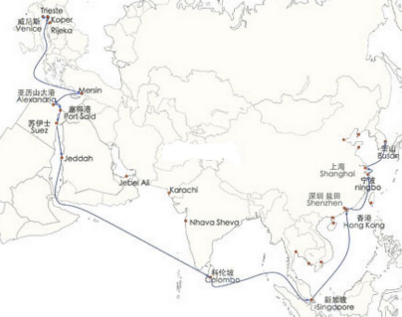 Shipping Routes from China8